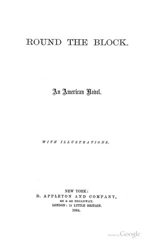 جلد کتاب Round the Block: An American Novel