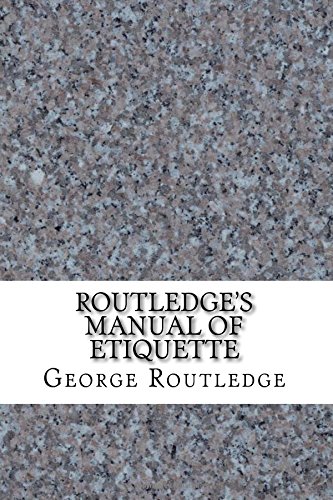 جلد کتاب Routledge's Manual of Etiquette
