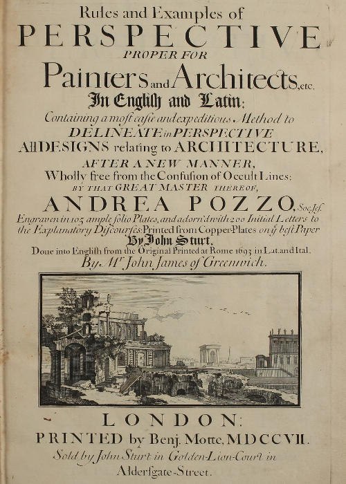جلد کتاب Rules and Examples of Perspective Proper for Painters and Architects