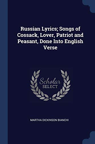 جلد کتاب Russian Lyrics