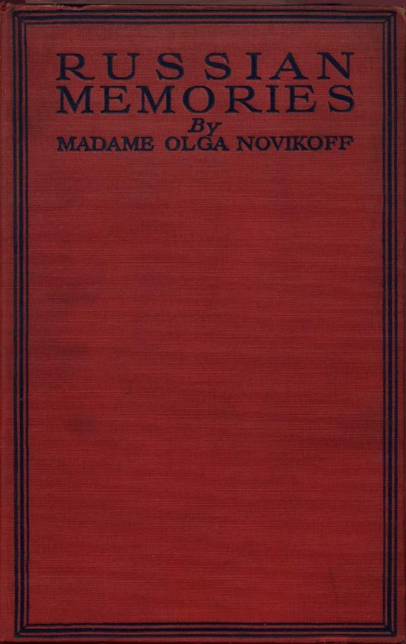 جلد کتاب Russian Memories