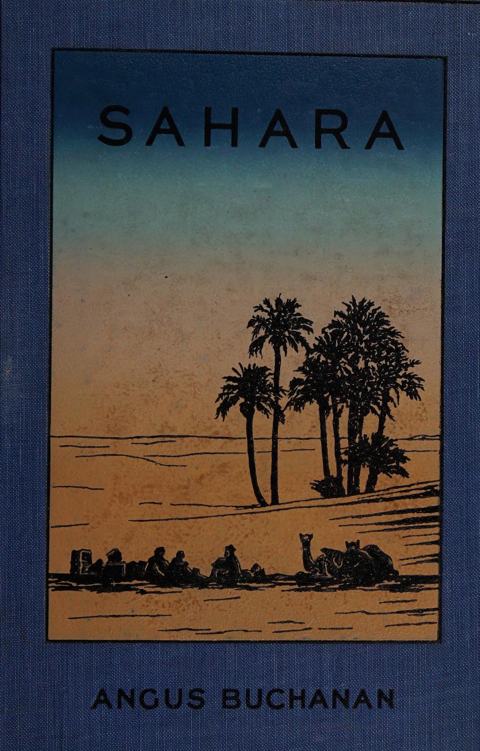 جلد کتاب Sahara