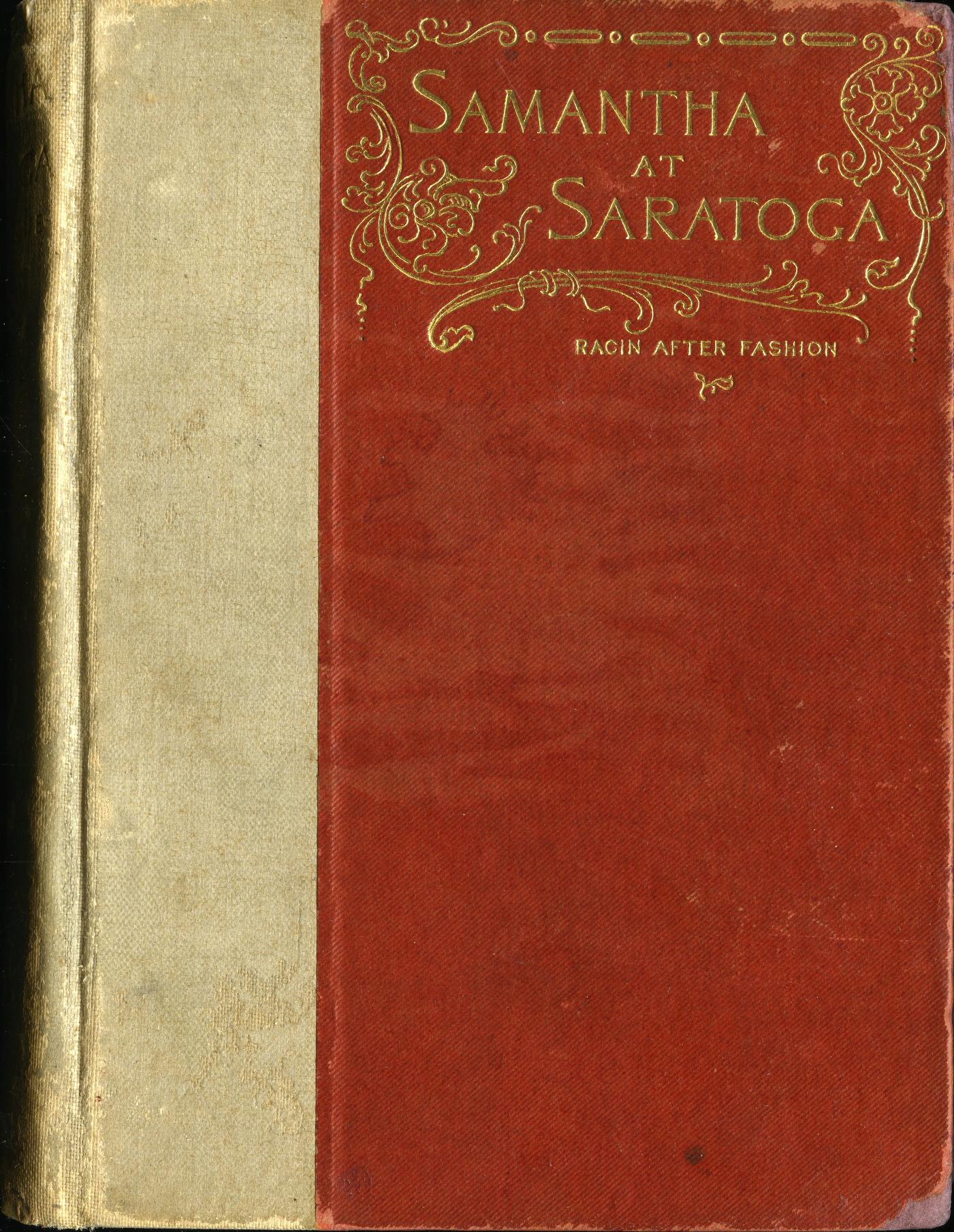 جلد کتاب Samantha at Saratoga