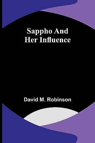 جلد کتاب Sappho and Her Influence