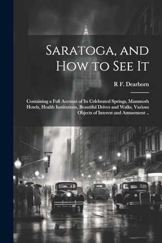 جلد کتاب Saratoga and How to See It