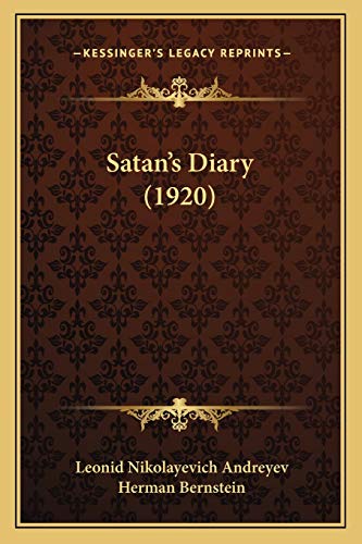 جلد کتاب Satan's Diary