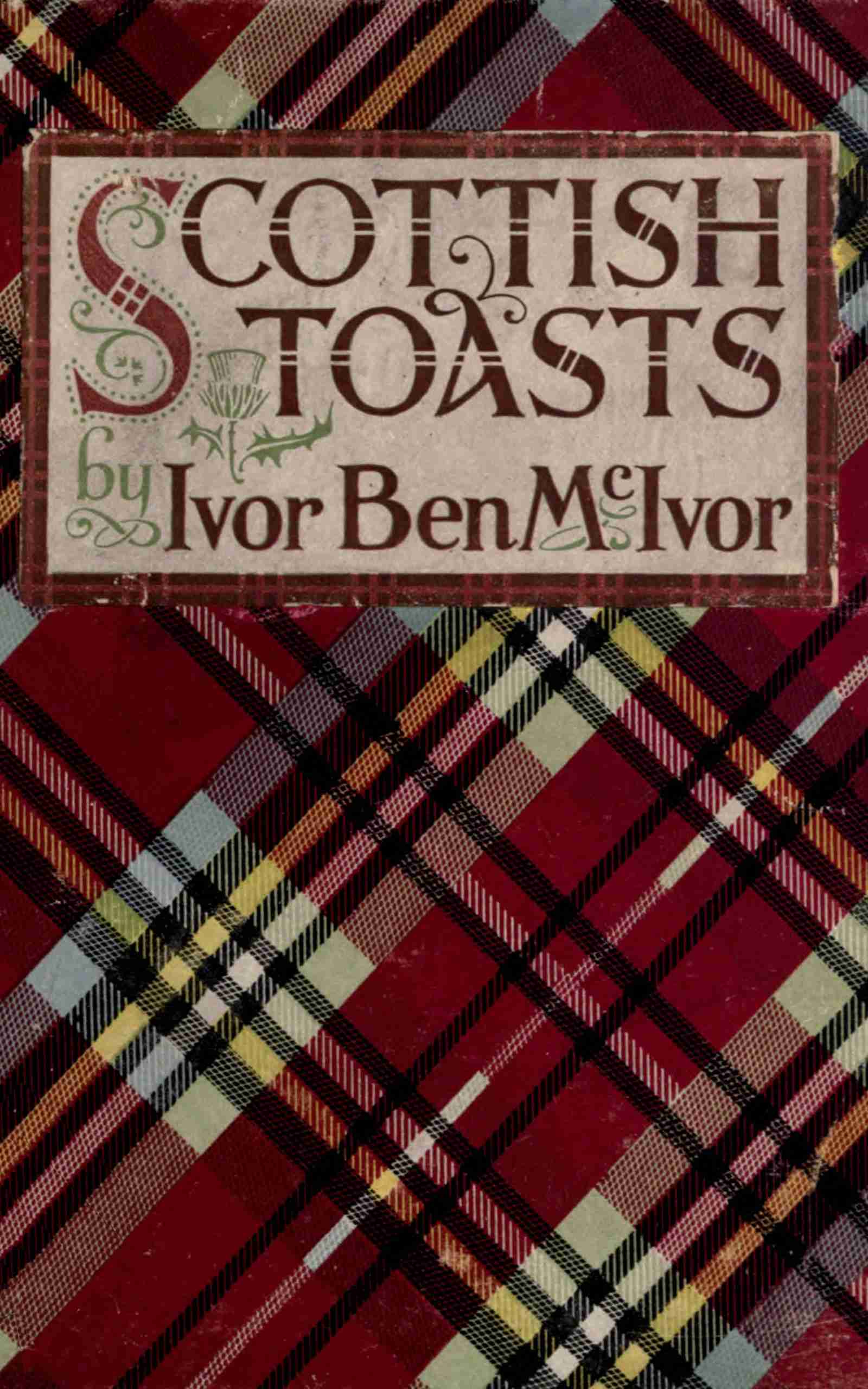 جلد کتاب Scottish toasts