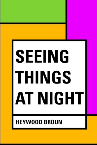 جلد کتاب Seeing Things at Night