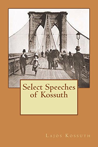 جلد کتاب Select Speeches of Kossuth