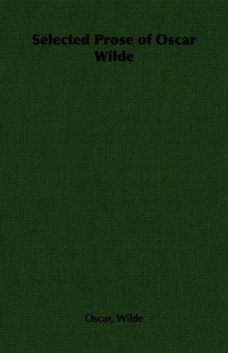 جلد کتاب Selected Prose of Oscar Wilde