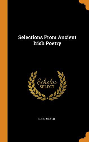 جلد کتاب Selections from Ancient Irish Poetry
