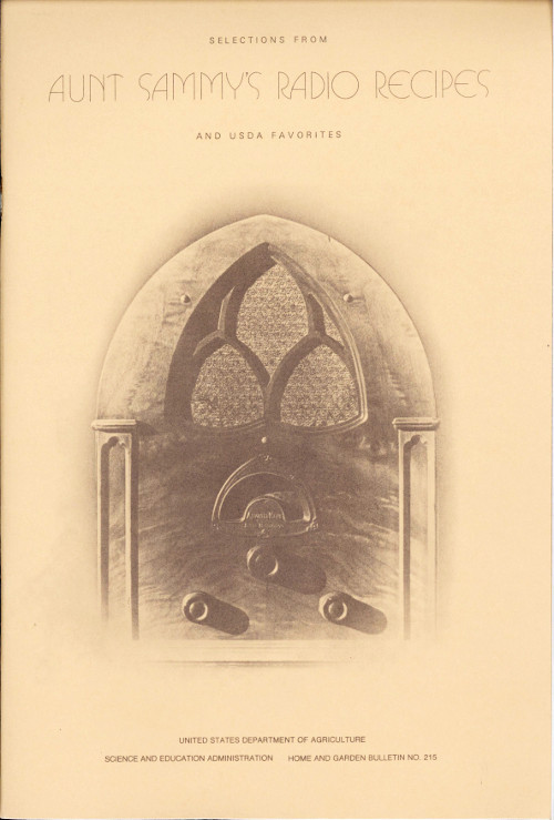 جلد کتاب Selections from Aunt Sammy's Radio Recipes