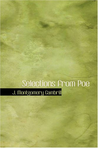 جلد کتاب Selections from Poe