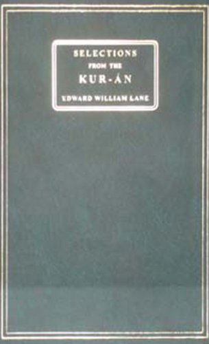 جلد کتاب Selections from the Kur-an