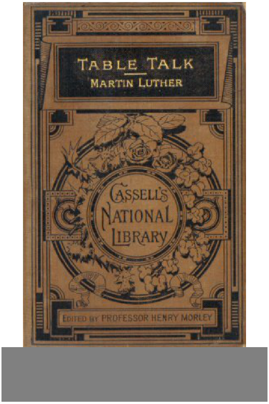 جلد کتاب Selections from the Table Talk of Martin Luther