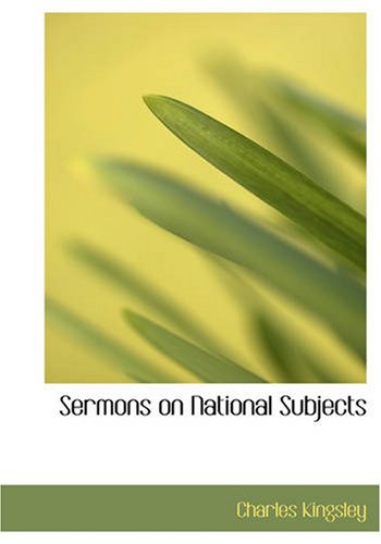 جلد کتاب Sermons on National Subjects