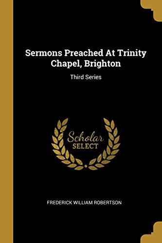 جلد کتاب Sermons Preached at Brighton: Third Series