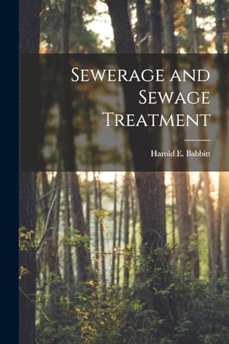جلد کتاب Sewerage and Sewage Treatment
