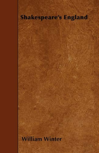جلد کتاب Shakespeare's England