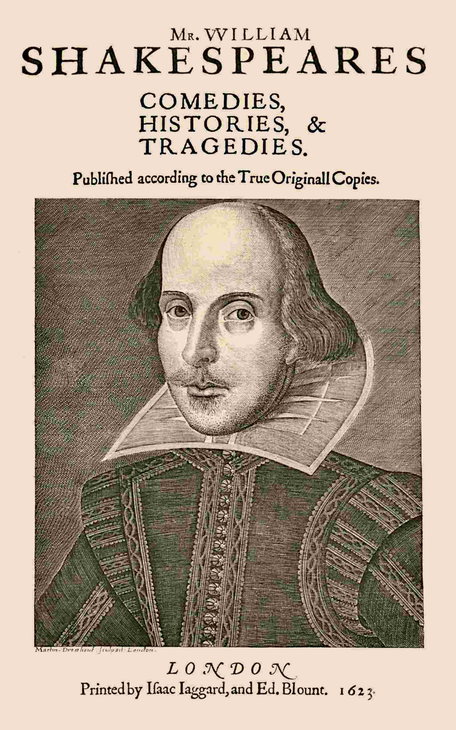 جلد کتاب Shakespeare's First Folio