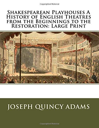 جلد کتاب Shakespearean Playhouses
