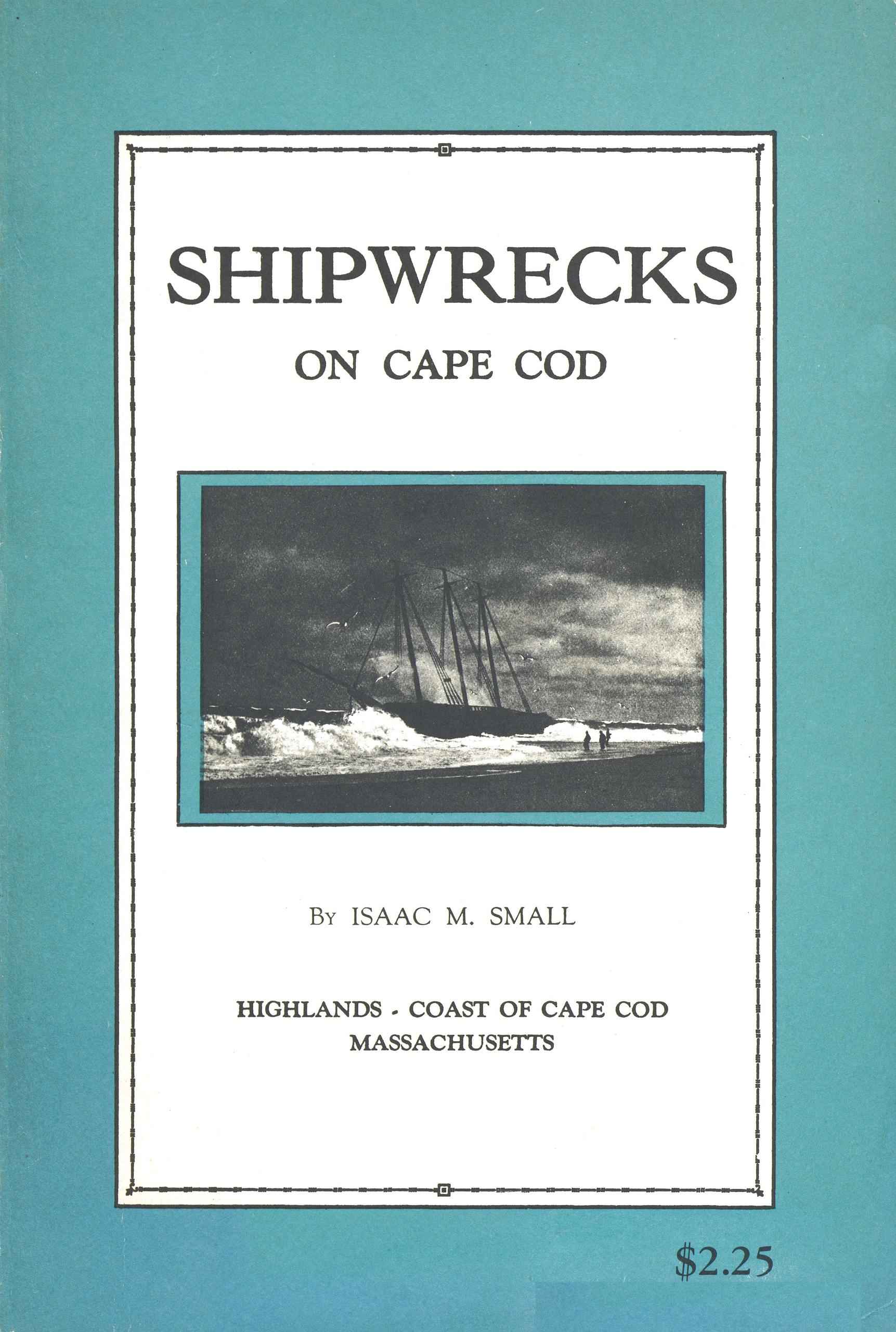 جلد کتاب Shipwrecks on Cape Cod