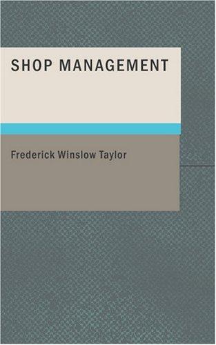 جلد کتاب Shop Management