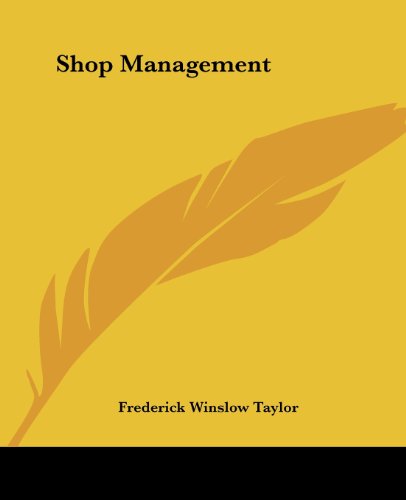 جلد کتاب Shop Management