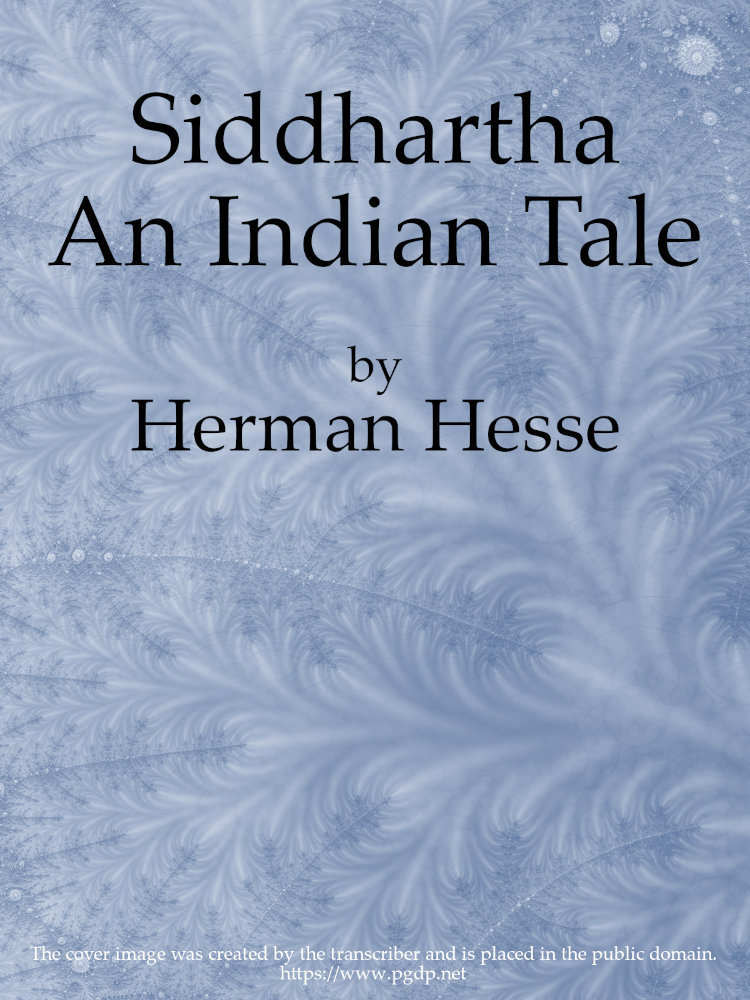 جلد کتاب Siddhartha