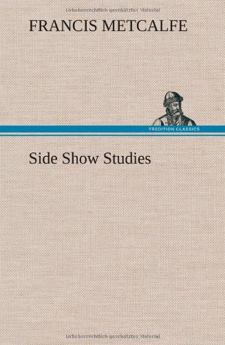 جلد کتاب Side Show Studies