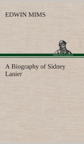 جلد کتاب Sidney Lanier