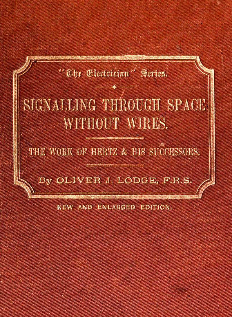 جلد کتاب Signalling Across Space Without Wires