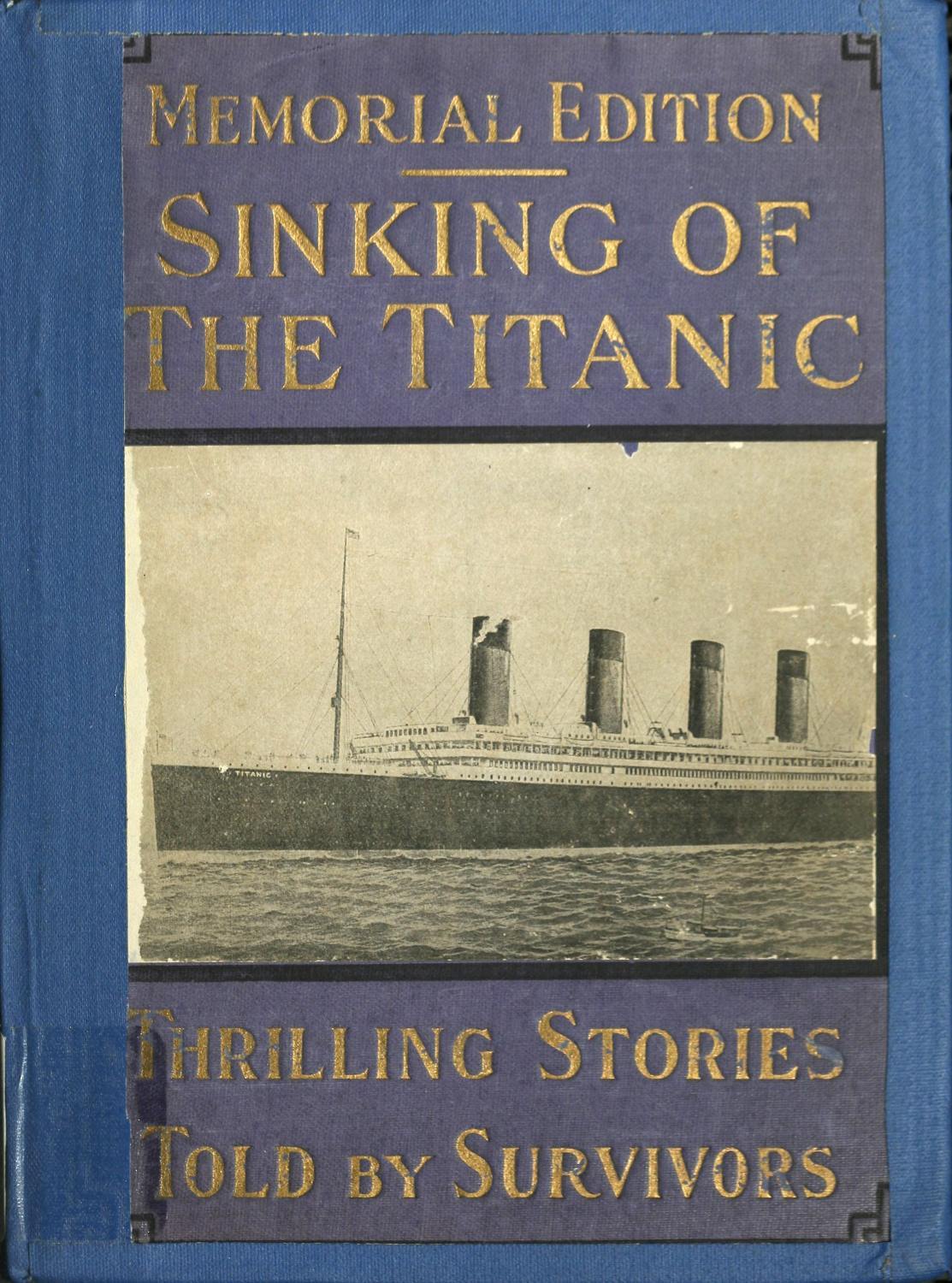 جلد کتاب Sinking of the "Titanic"