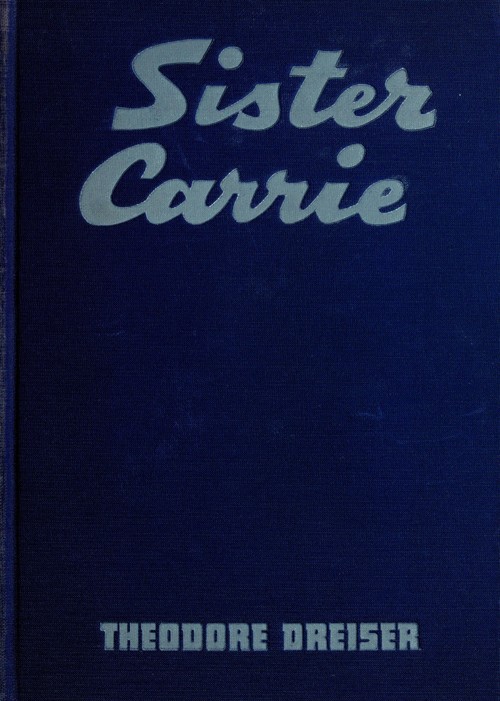 جلد کتاب Sister Carrie