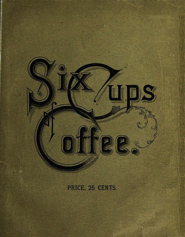 جلد کتاب Six Cups of Coffee