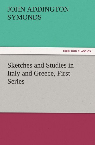 جلد کتاب Sketches and Studies in Italy and Greece, First Series