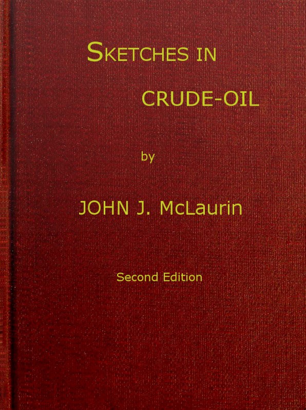 جلد کتاب Sketches in Crude-oil