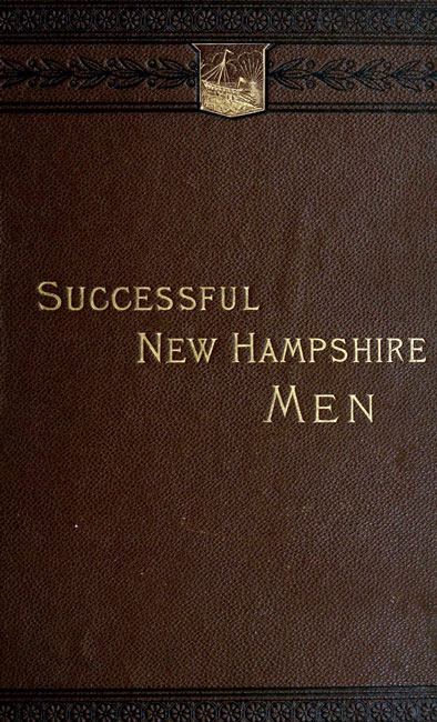 جلد کتاب Sketches of Successful New Hampshire Men