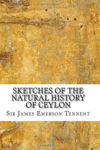 جلد کتاب Sketches of the Natural History of Ceylon