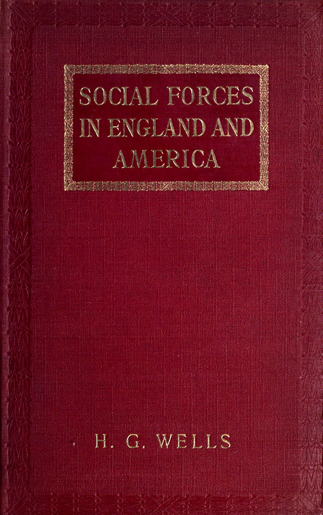 جلد کتاب Social Forces in England and America