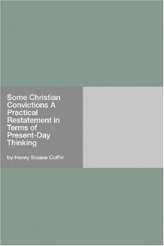 جلد کتاب Some Christian Convictions