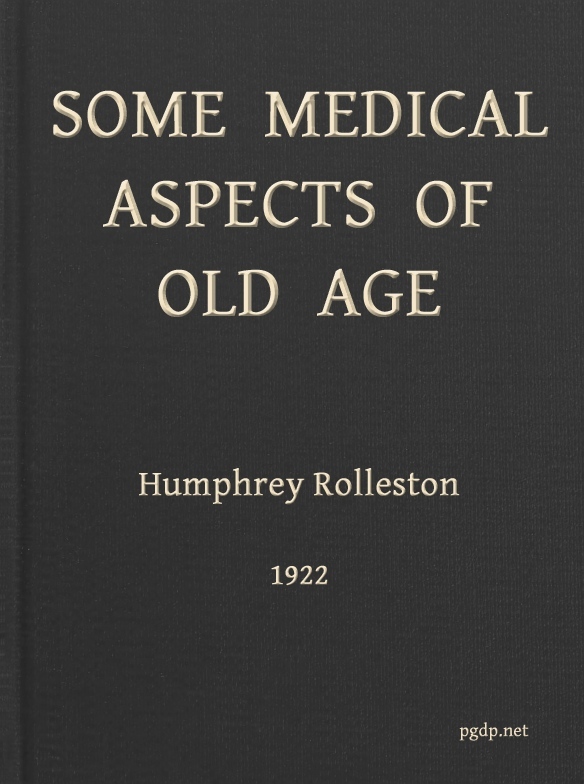 جلد کتاب Some Medical Aspects of Old Age