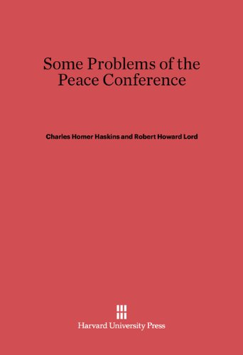 جلد کتاب Some Problems of the Peace Conference
