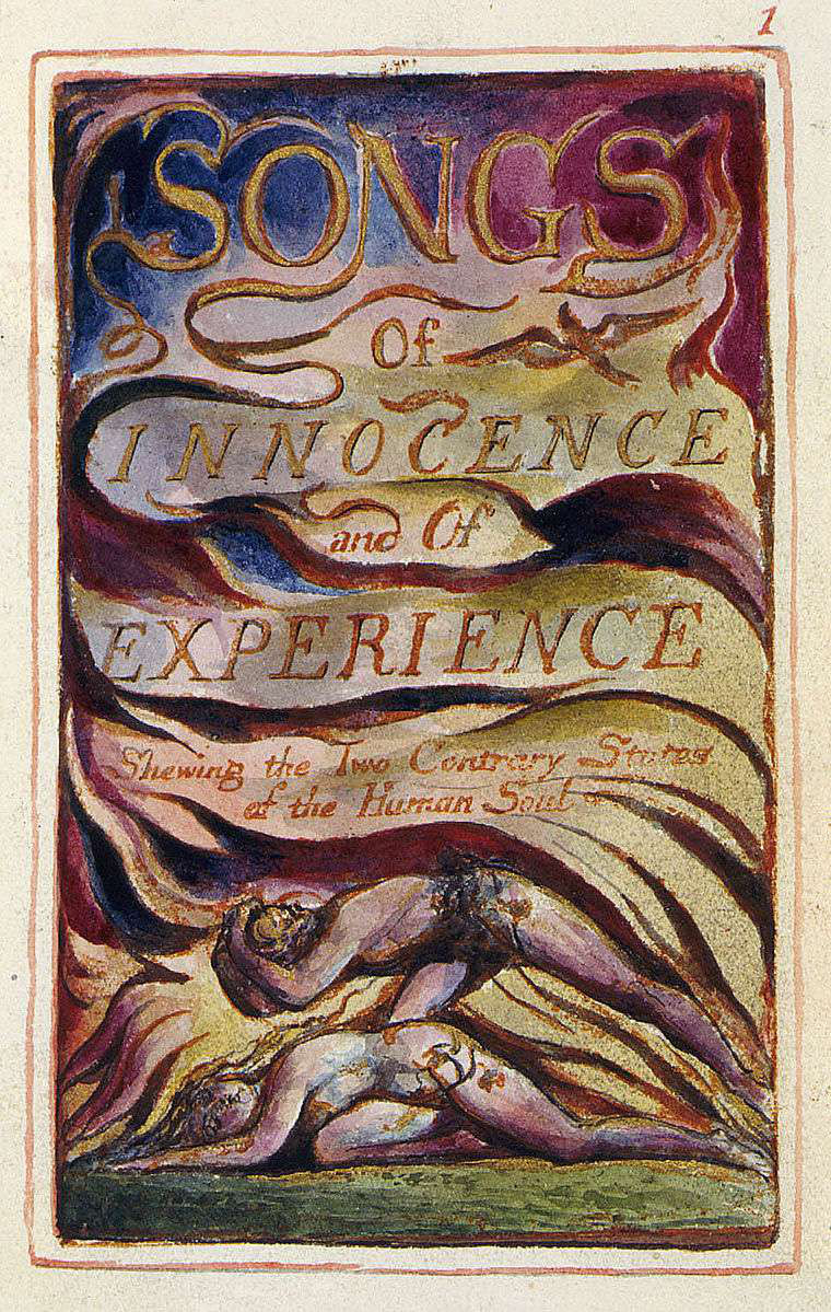 جلد کتاب Songs of Innocence and of Experience