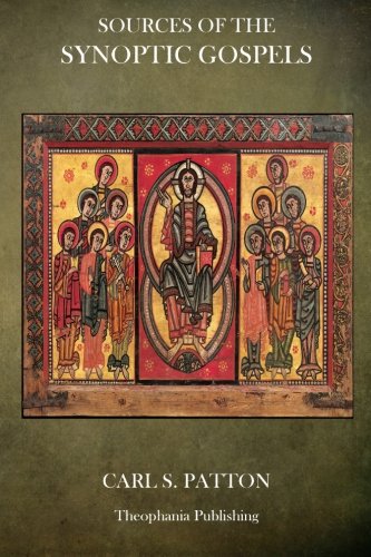 جلد کتاب Sources of the Synoptic Gospels
