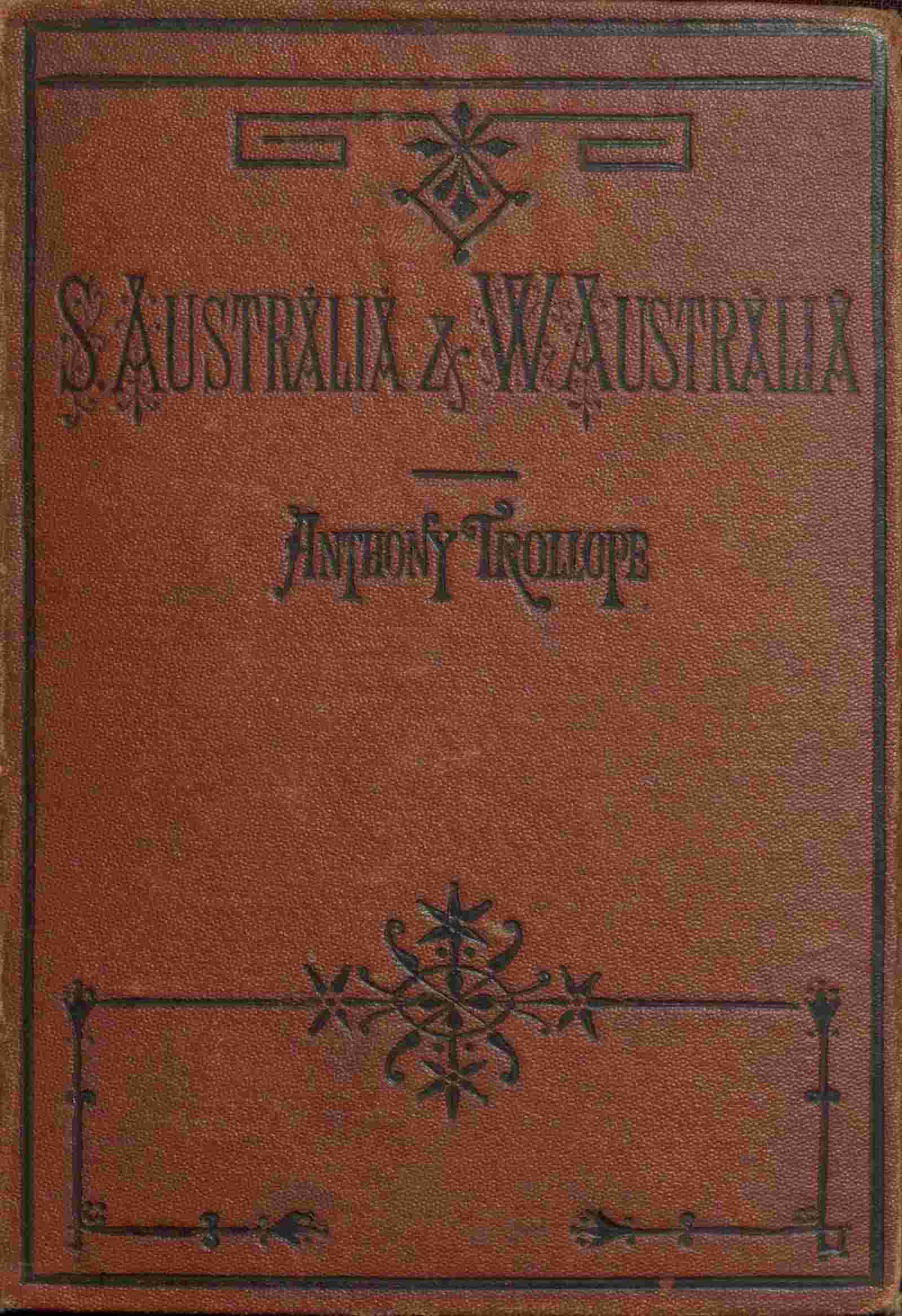 جلد کتاب South Australia and Western Australia