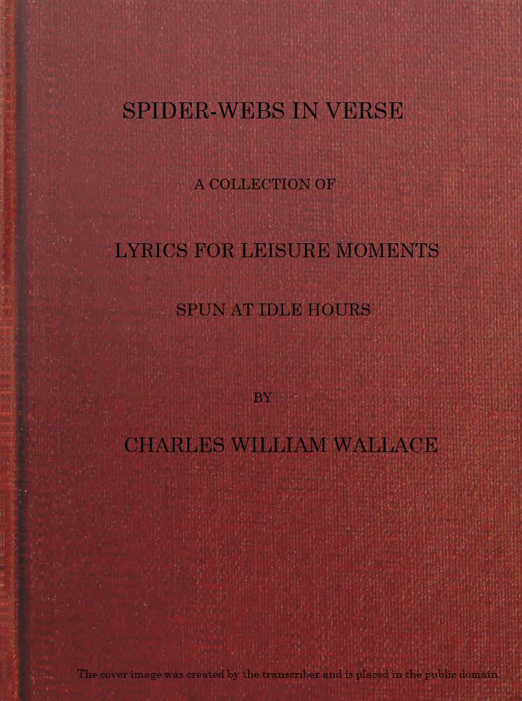 جلد کتاب Spider-webs in Verse