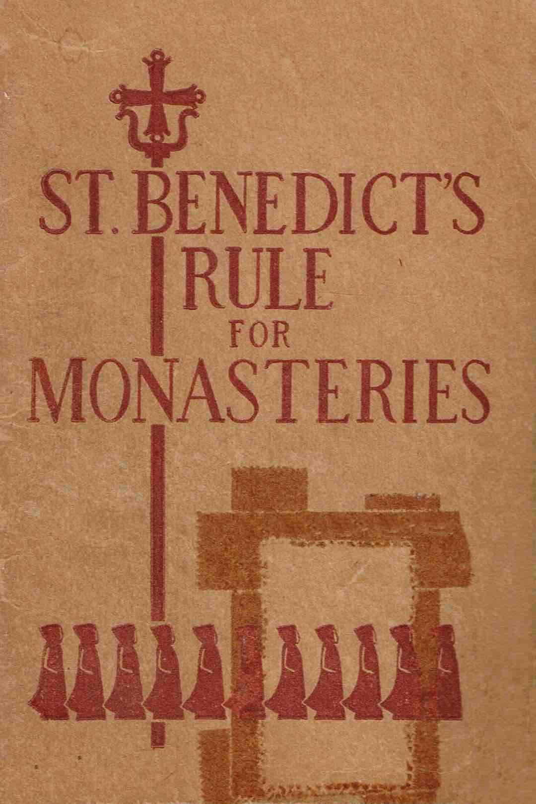 جلد کتاب St. Benedict's Rule for Monasteries