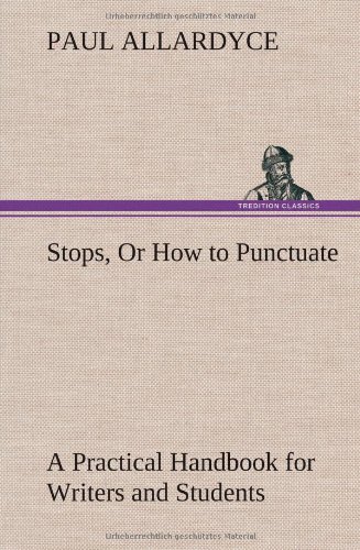 جلد کتاب "Stops", Or How to Punctuate