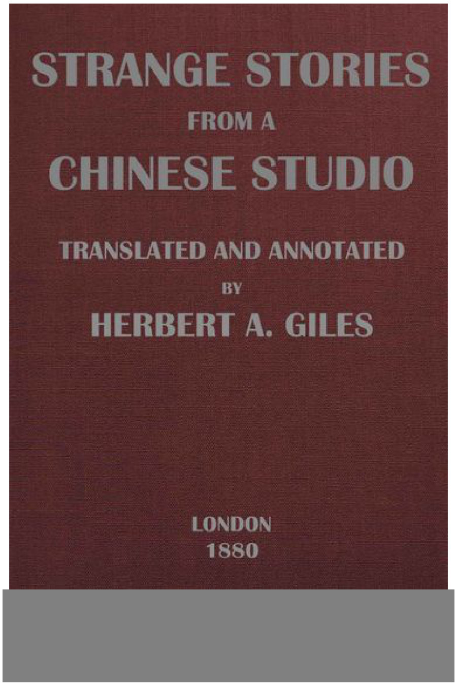 جلد کتاب Strange Stories from a Chinese Studio